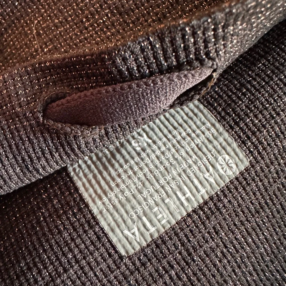 Athleta Seamless‎ High Waisted Leggings in Metallic Brown